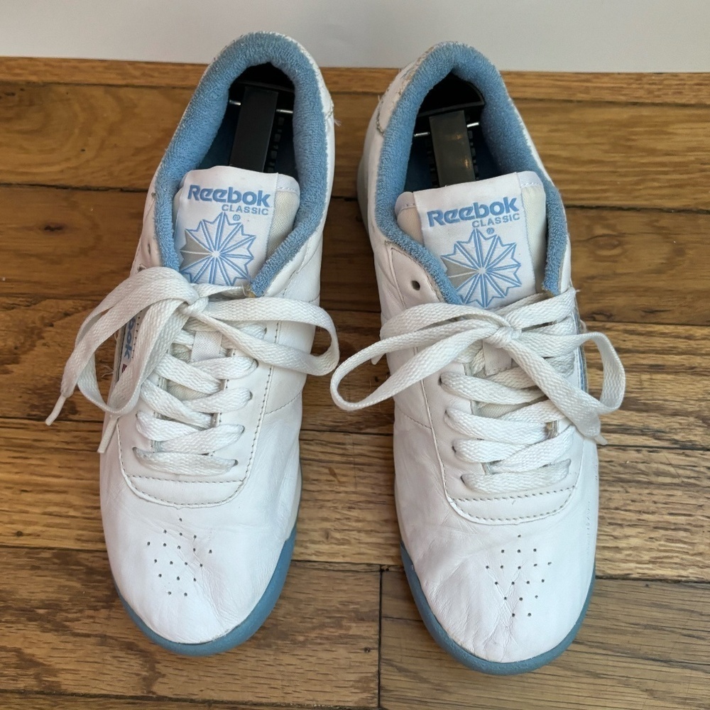 Rare Vintage 1980's Reebok Princess Tennis Shoe Sneakers White